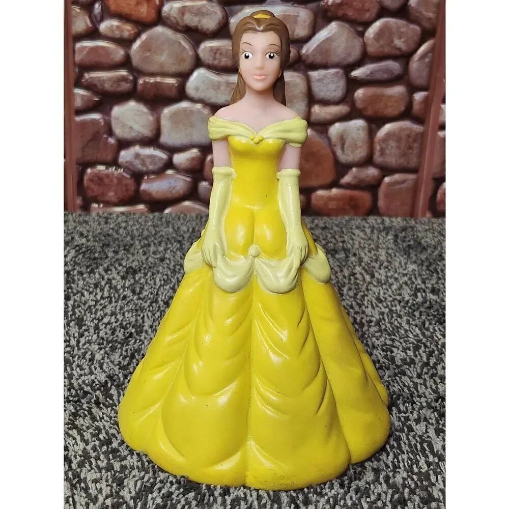Vintage Beauty And The Beast Rubber Hand Puppet Disney Belle 1992 Pizza Hut Toy